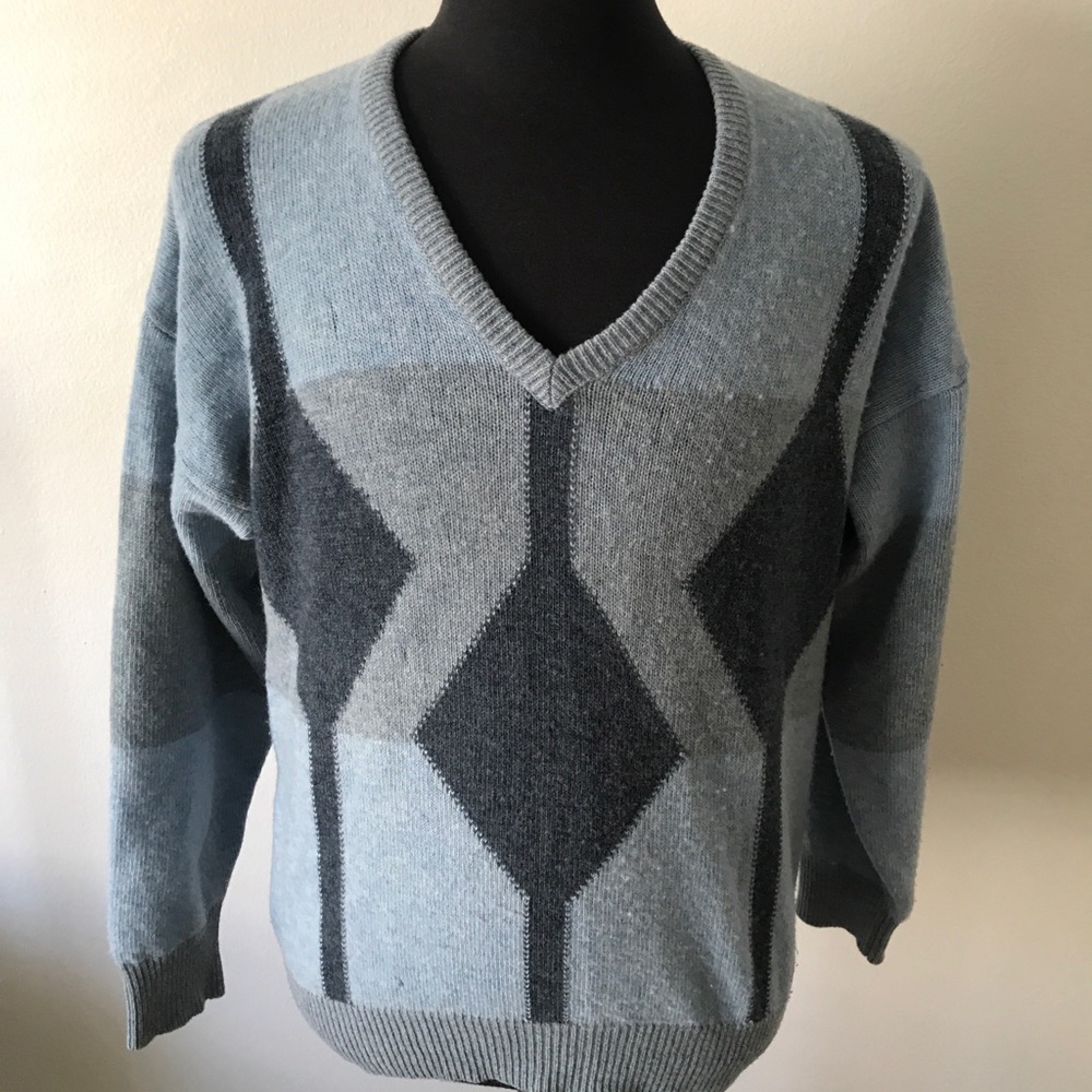 Vintage Sergio Tacchini V-Neck Sweater